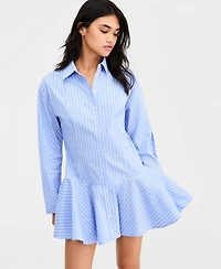 Bar Iii Women's Mini Shirtdress, Macy's Exclusive