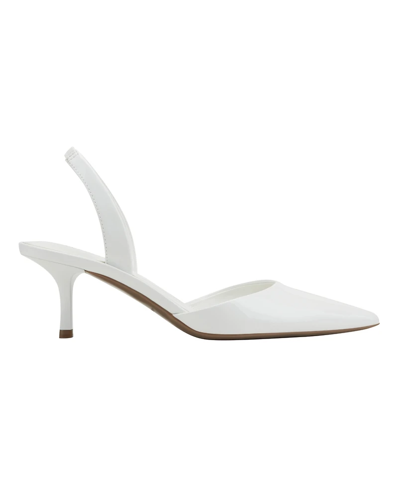Marc Fisher Women's Iced Slingback Kitten Heel Pumps