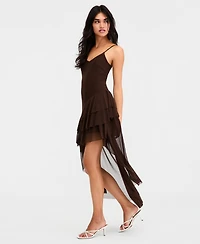 Bar Iii Women's Tiered High-Low Dress, Macy's Exclusive