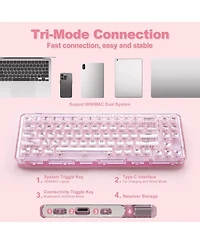 Lofree X71 Wireless Hot Swappable Transparent Mechanical Keyboard