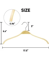 BP4U Premium Wooden Clothes Hangers