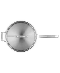 Le Creuset Essential Stainless Steel 4.6-Quart Saute Pan