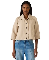 Steve Madden Women's Rhode Button-Front Jacket