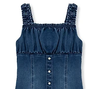 H by Habitual Girls' 7-16 Fit and Flare Square Neck Dress