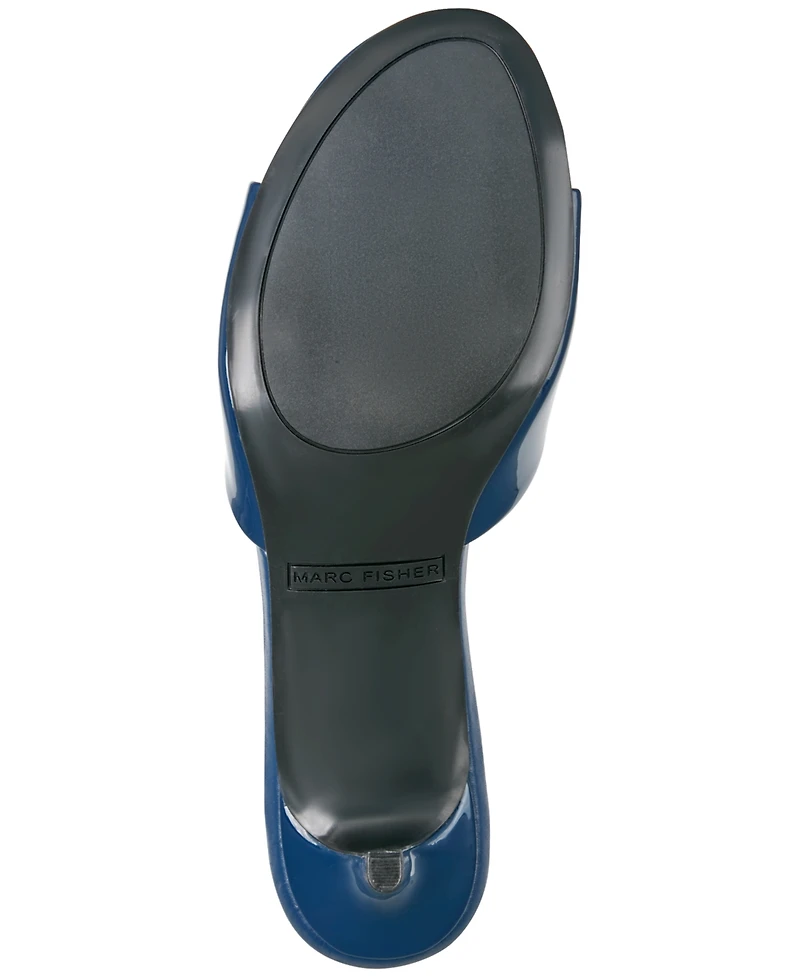 Marc Fisher Women's Sagi Slip-On Kitten Heel Dress Sandals