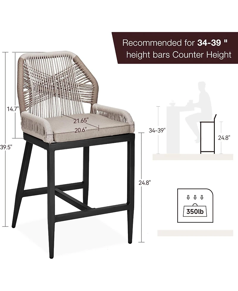 gaomon Outdoor Bar Stools