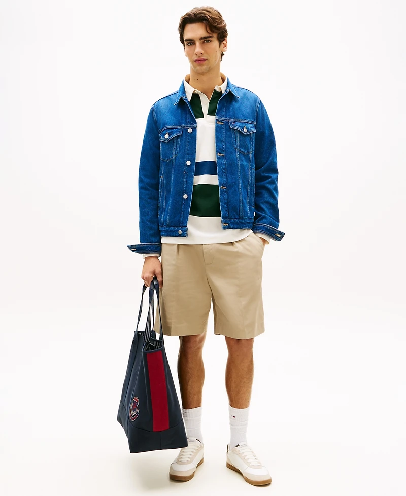 Tommy Hilfiger Men's Spread-Collar Regular Trucker Jacket