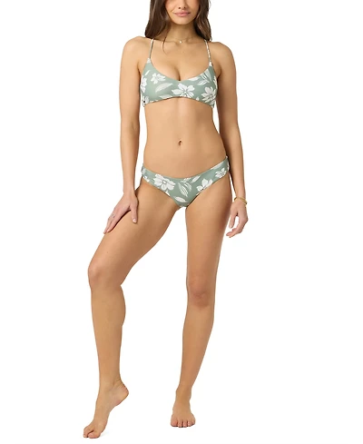 O'Neill Women's Saltwater Essentials Blue Lagoon Full Coverage Swim Bottoms