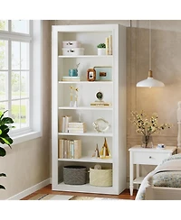 Tribesigns 75" Tall Bookcase, 6-Tier Modern Bookshelf Open Display Storage Shelves, Floor Standing Large Book Shelf