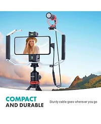 Movo Ucma-3 Female 3.5mm Trrs to Usb-c Right Angle Mic. Cable