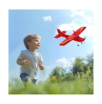 Bruce & Shark 2.4G 2-Channel Rc Plane with 30 Min Flight & Crash Resistant Epp Foam