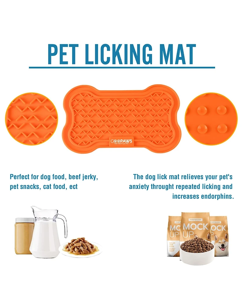 Goopaws Licking Mat: 2pk