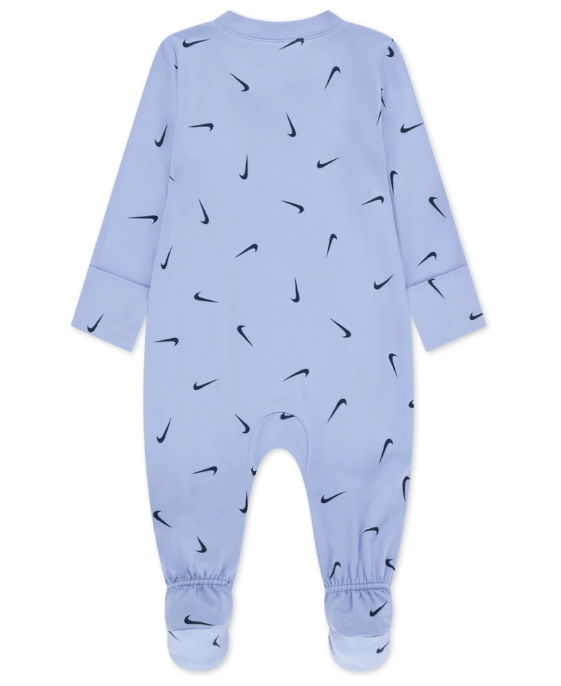 Nike Baby Boys' and Girls' Printed Viscose Footed Coverall