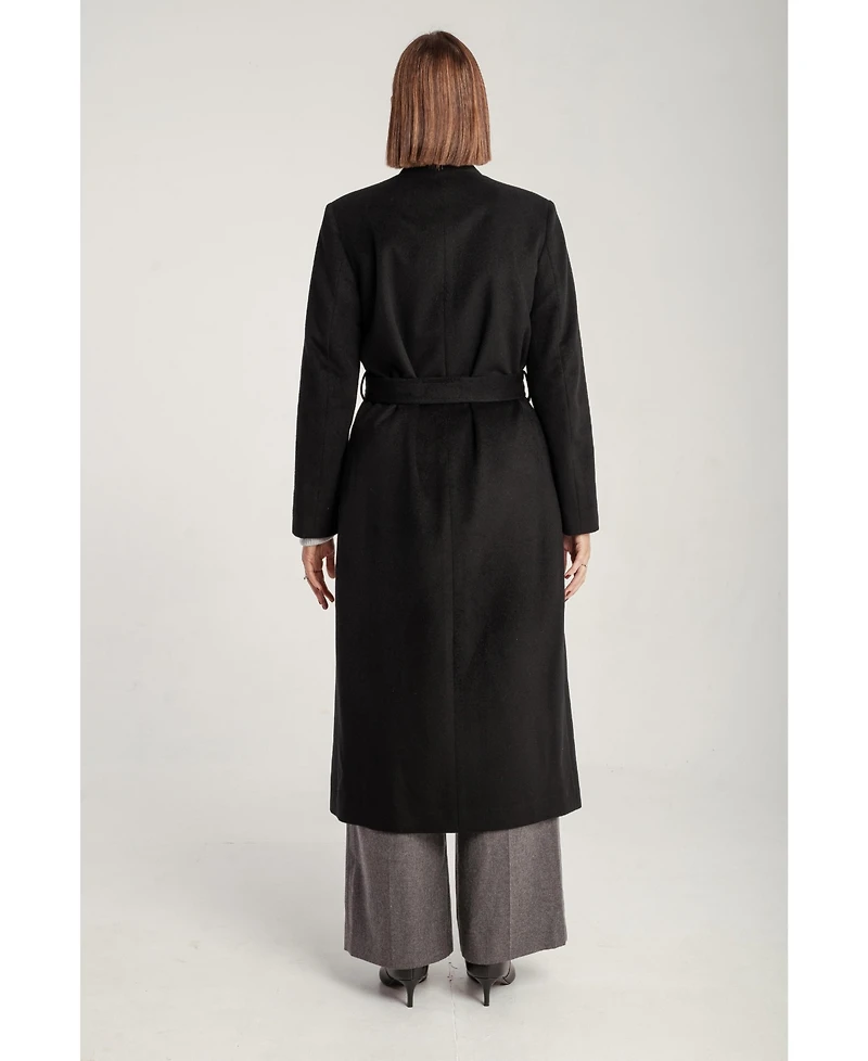 1982 Women's Cashmere Belted Long Coat