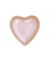 Vietri Baroque Glass Heart Plate