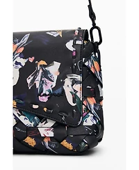 Desigual Women's Small braided floral bag