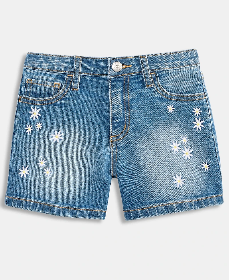 Epic Threads Girls' 5-20 Embroidered Denim Shorts, Macy's Exclusive