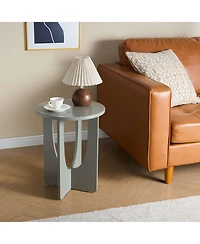 Kings Brand Furniture Sculpted Side Table