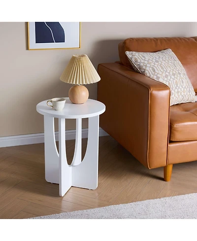 Kings Brand Furniture Sculpted Side Table