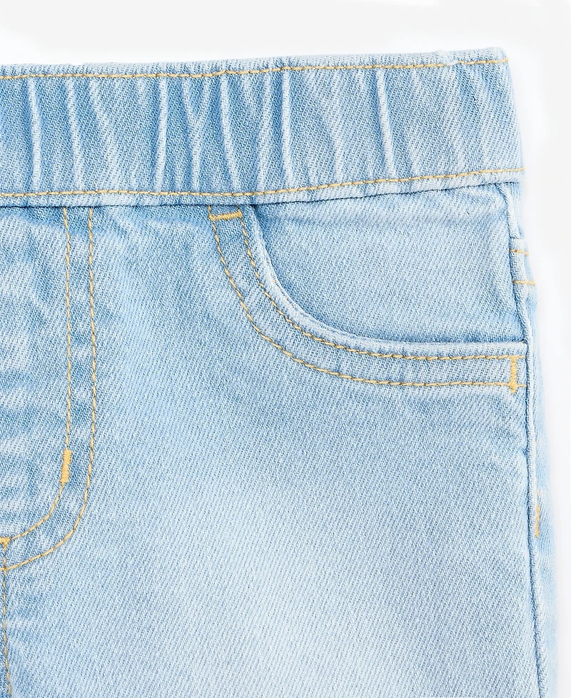 Epic Threads Girls' 12M-5T Denim Ruffled Shorts, Macy's Exclusive