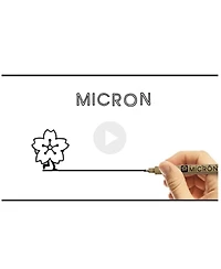 Sakura Pigma Micron Black Ink Multi-tip Set, 10 Pack