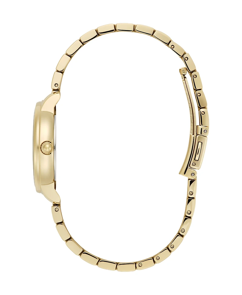 Olivia Burton Women's Westbourne Gold Tone Stainless Steel Bracelet Watch, 30mm