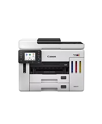 Canon Maxify GX7120 Wireless MegaTank Duplex All-in-One Inkjet Color Printer, Fax, White