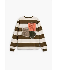 Desigual Boys Boys's Striped sweatshirt hulk