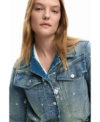 Desigual Women's Trucker jacket with embroidery