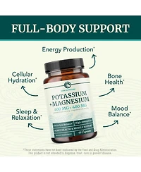 Nobi Nutrition Potassium Magnesium Capsules, 90ct