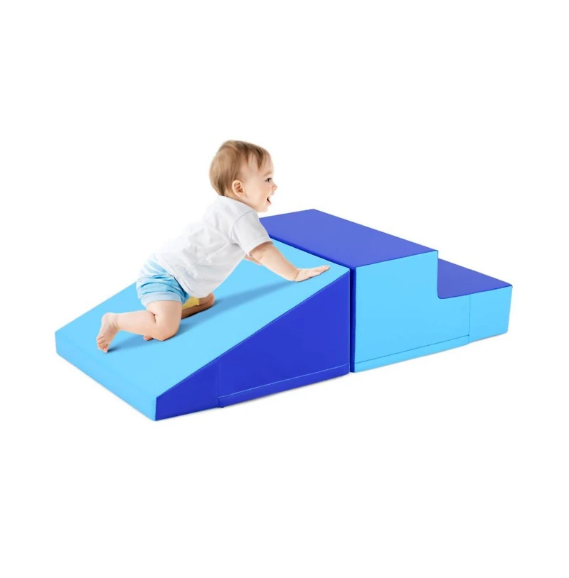 Hongge 2 Piece Baby Step and Slide Soft Climber Set