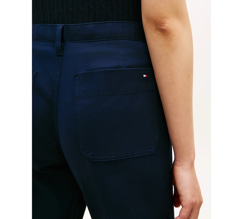 Tommy Hilfiger Women's Twill Patch Pocket Chinos Pants