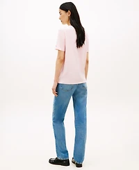 Tommy Hilfiger Women's Graphic Floral Crew Neck T-Shirt