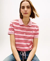 Tommy Hilfiger Women's Modern Short-Sleeve Polo T-Shirt