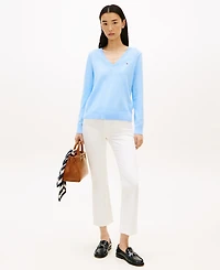 Tommy Hilfiger Women's V-Neck Knit Sweater