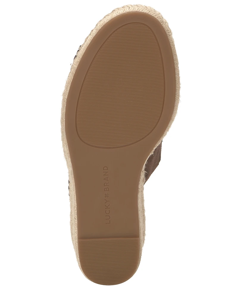 Lucky Brand Women's Cabriah Platform Wedge Sandals