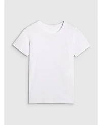 4F Women's regular plain T-shirt - white