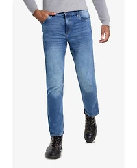 Cultura Men's Pieced Pockets Slim Fit Jeans