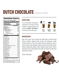 Isopure Low Carb 100% Pure Whey Isolate Protein Powder, Dutch Chocolate, 25g Protein, 14 Servings Tub