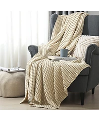 Egyptian Linens Cozy Bamboo Waffle Blanket