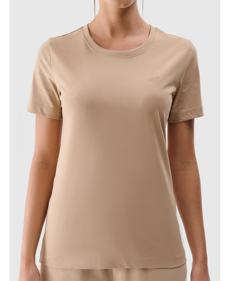 4F Women's regular plain T-shirt