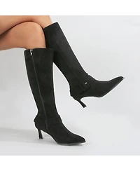 Berness Aston Kitten Heel Boots with Harness
