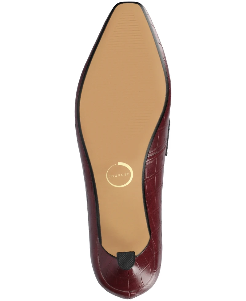 Journee Collection Women's Celina Kitten Heel Loafers