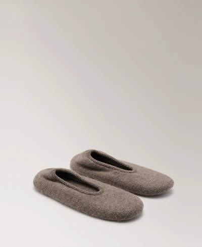 Mango Women's Cashmere Slippers