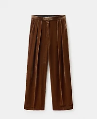 Mango Women's Velvet Suit Pants