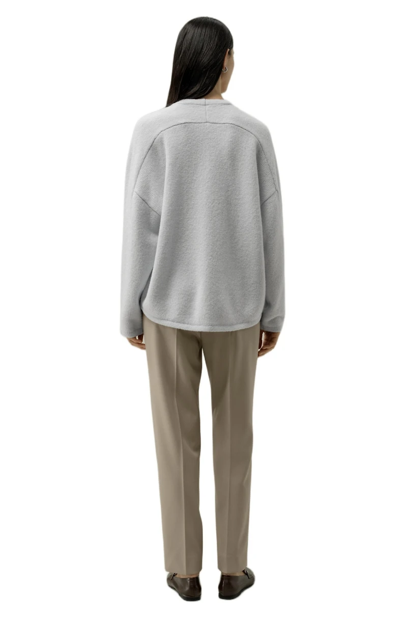 Lilysilk Women's Boucle Knit Silk-Cashmere Sweater