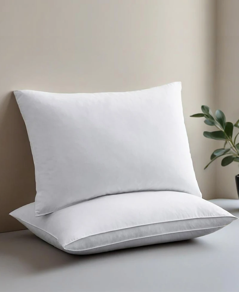 Unikome Medium Firm Goose Feather Down 2-Pack Pillows