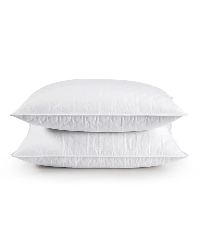 Unikome Wave Quilted Goose Feather 2-Pack Pillows