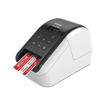Brother Ql-810W 5 in. x 9.38 in. x 6 110 in. Labels/min Print Speed Ultra-Fast Label Printer with Wireless Networking