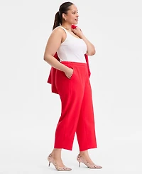 I.n.c. International Concepts Plus High Rise Pull-On Cropped Pants, Macy's Exclusive